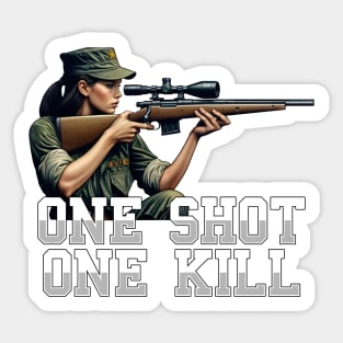 Sniper Girl Sticker